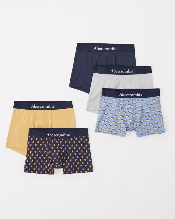 5-pack boxer briefs, Yellow Multi