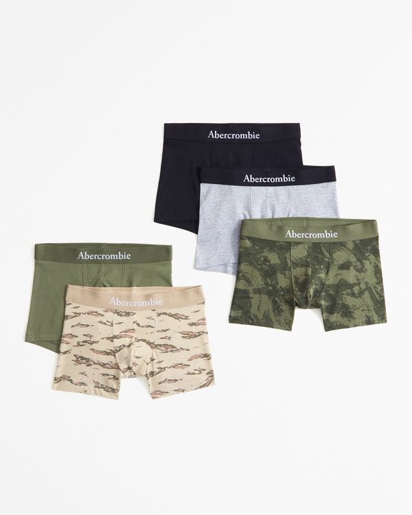 5-pack boxer briefs, Green Multi Color view 1