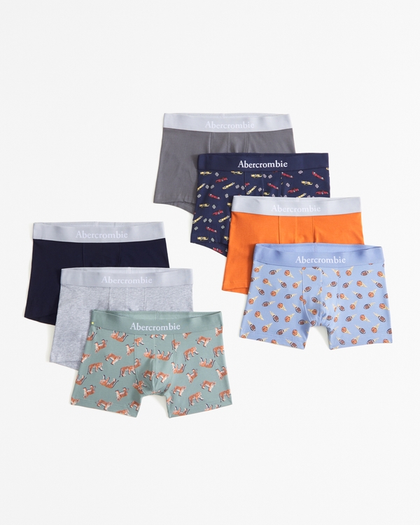 7-pack boxer briefs, Navy Multi Color