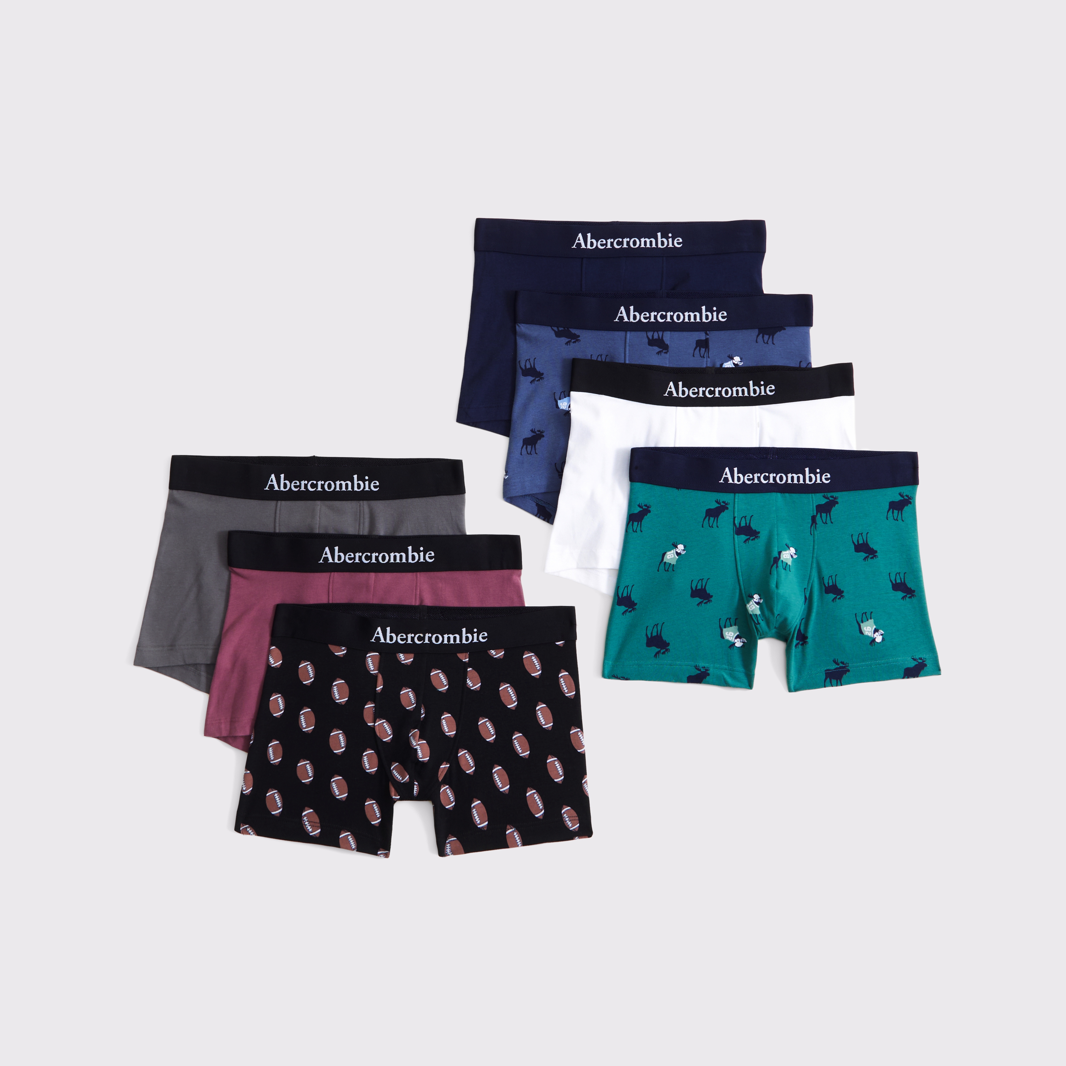 Abercrombie & Fitch Kids' 7-pack Boxer Briefs In Multi