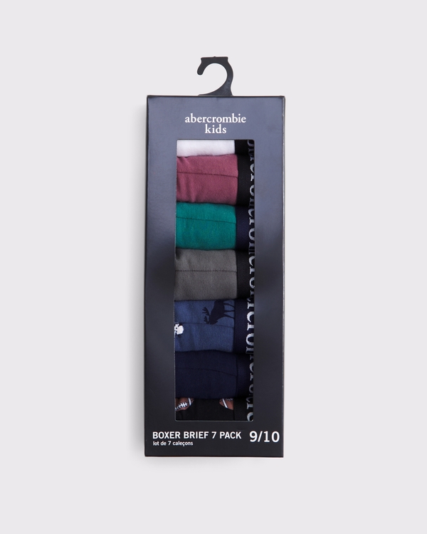 7-pack boxer briefs, Green Pattern Multicolor view 2