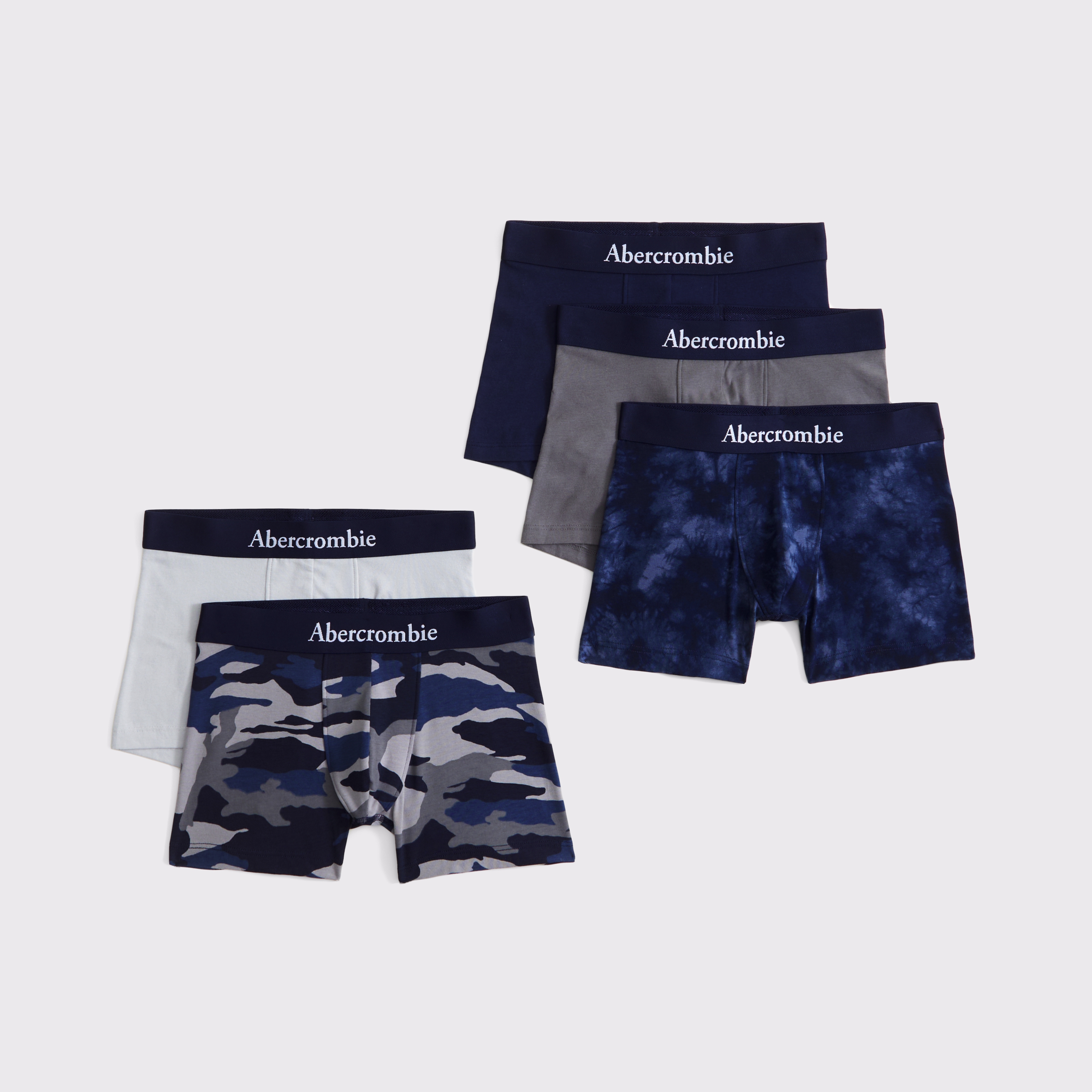 Abercrombie & Fitch Kids' 5-pack Boxer Briefs In Multi