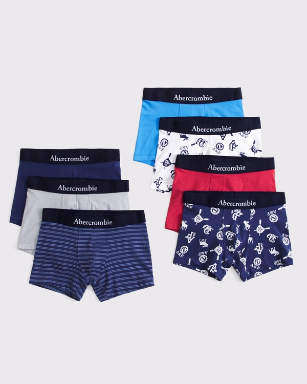 7-pack boxer briefs, Navy Multipack view 1