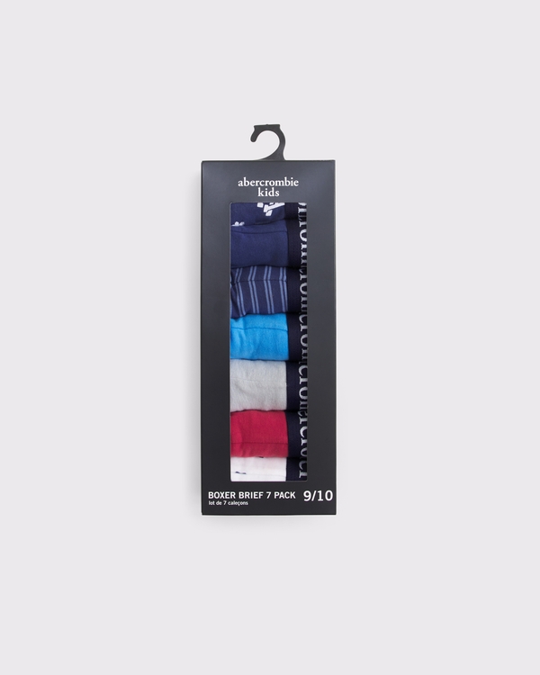 7-pack boxer briefs, Navy Multipack view 2