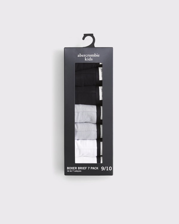 7-pack boxer briefs, Black Multipack view 2