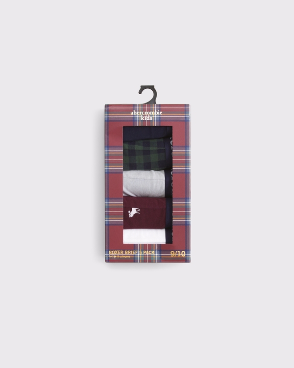 5-pack boxer briefs, Maroon Multipack view 2