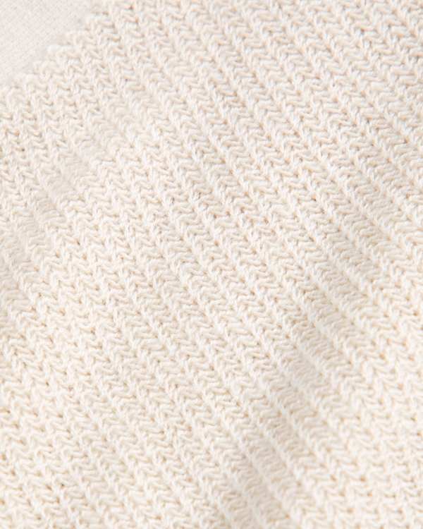 button-through sweater polo, Oatmeal view 2