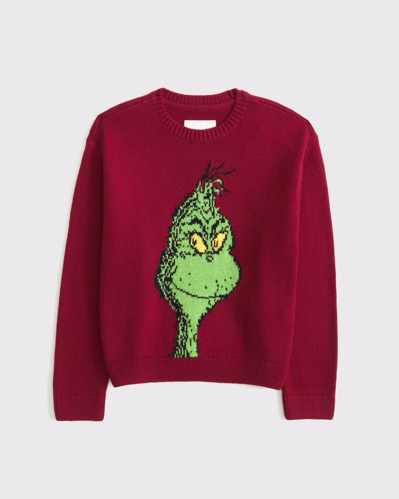 the grinch graphic crew sweater