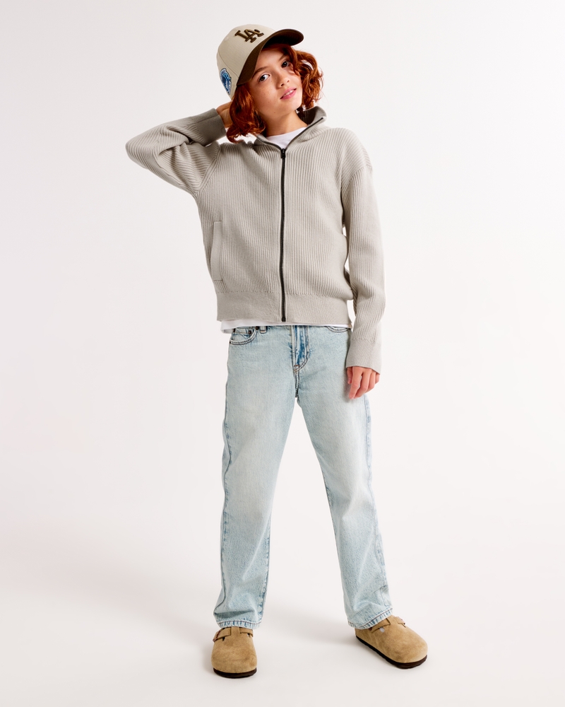 full-zip sweater