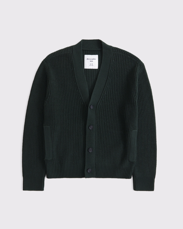 dressy cardigan, Dark Spruce view 1