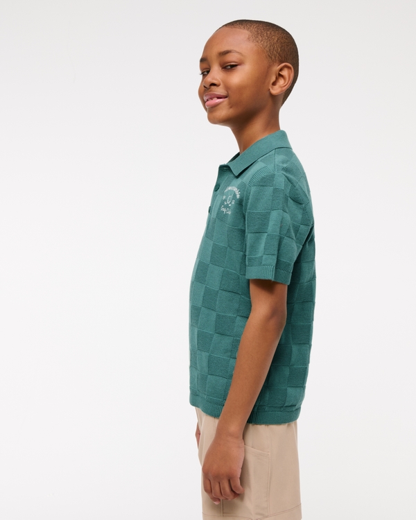 abercrombie golf club sweater polo