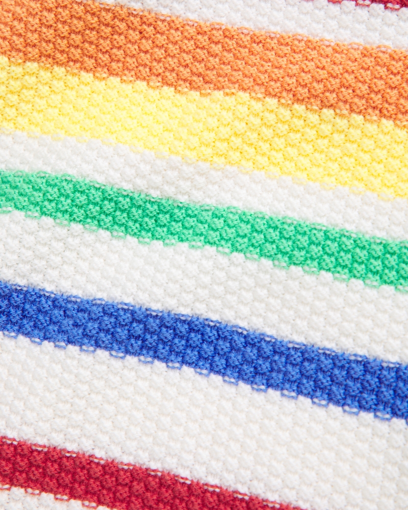 kids pride button-through sweater polo