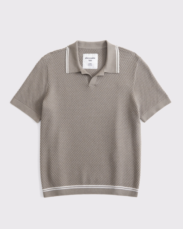 johnny collar sweater polo, Flint view 1