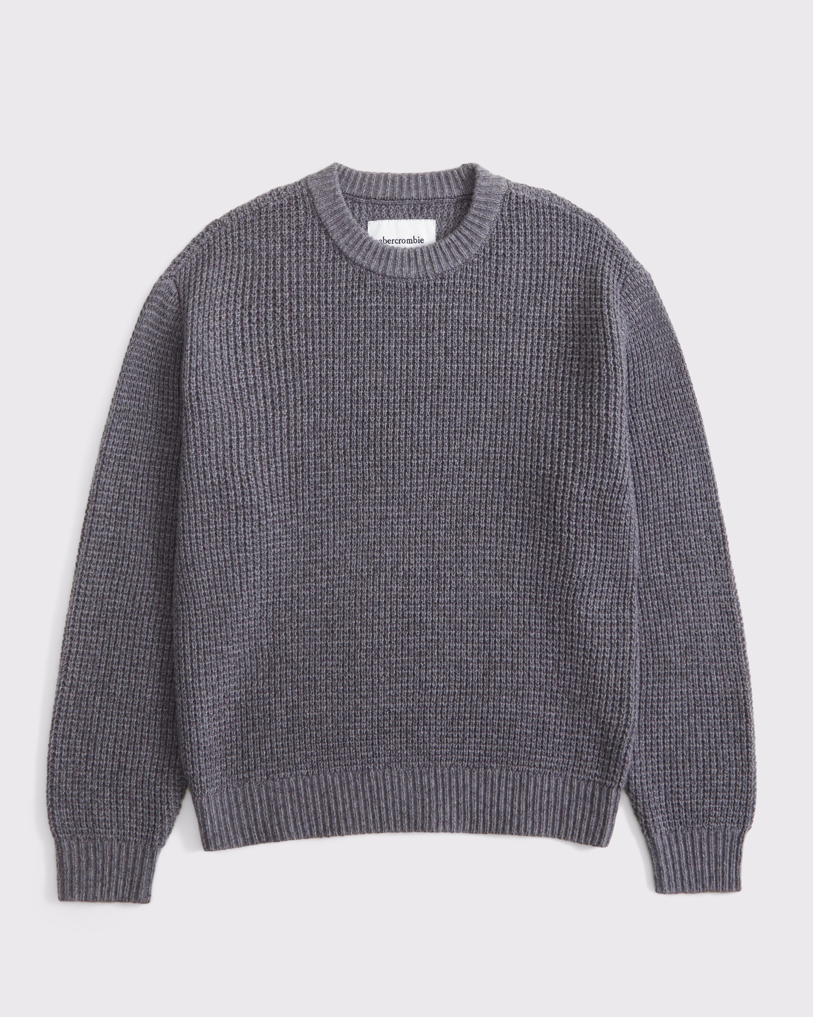 CREW NECK WAFFLE  KNIT 佐藤健 ABYTS Abercrombie Kids Waffle crew sweater | Arden Fair