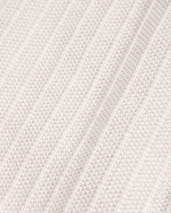 button-through sweater polo, Cream view 2