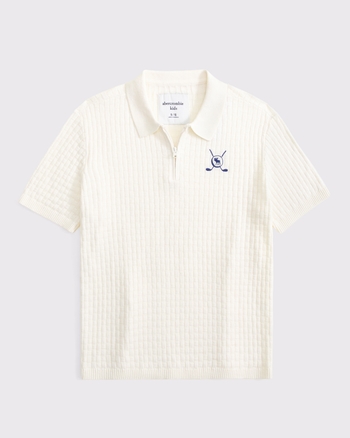 golf quarter-zip sweater polo from Abercrombie & Fitch - $37.46