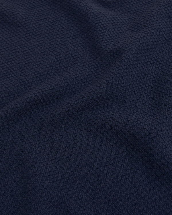 icon 3-button sweater polo, Deep Blue view 2