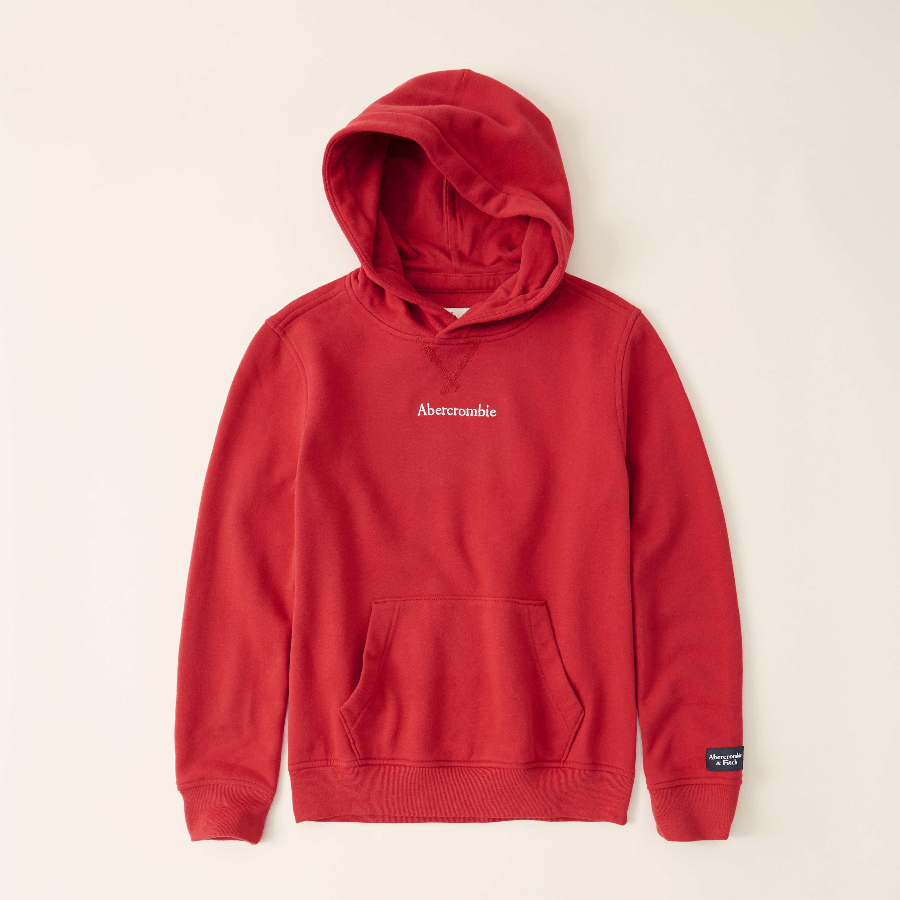 red abercrombie hoodie