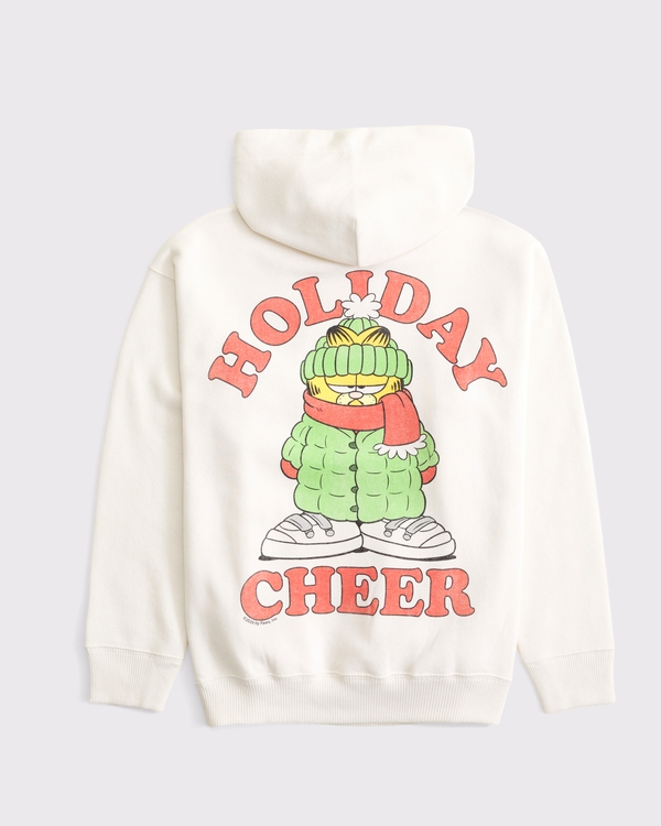 garfield graphic popover hoodie