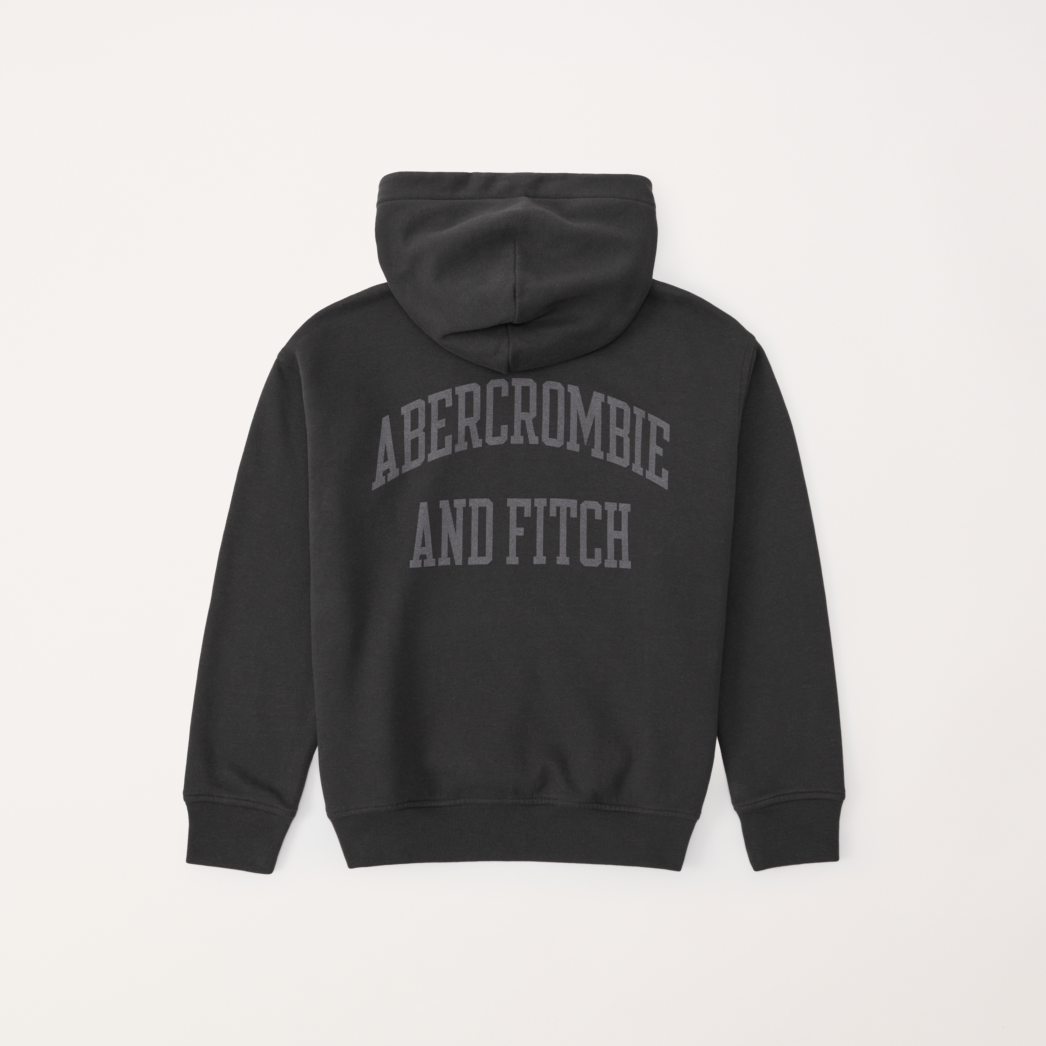 Abercrombie logo shop tape hoodie