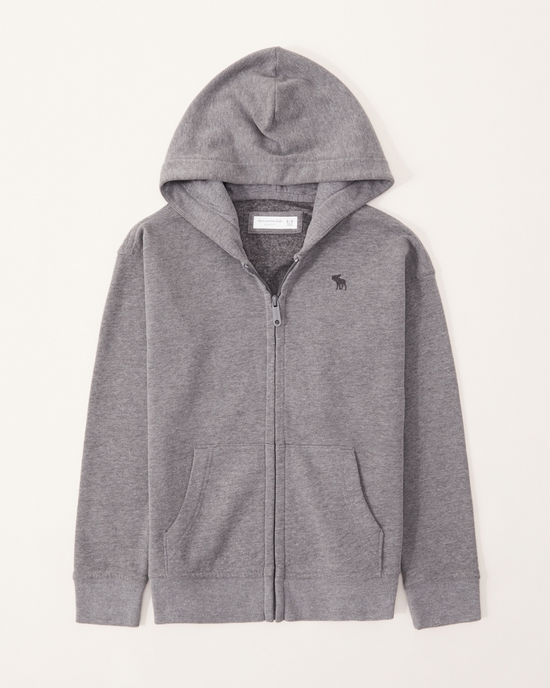 essential icon full zip hoodie