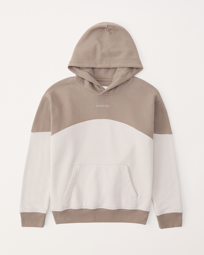 Champion colorblock hoodie discount pink