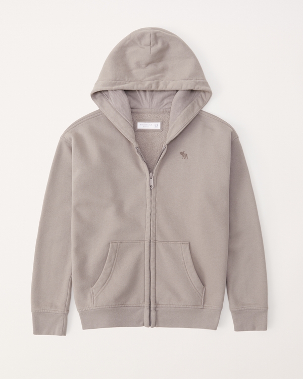 boys zip up hoodies | abercrombie kids