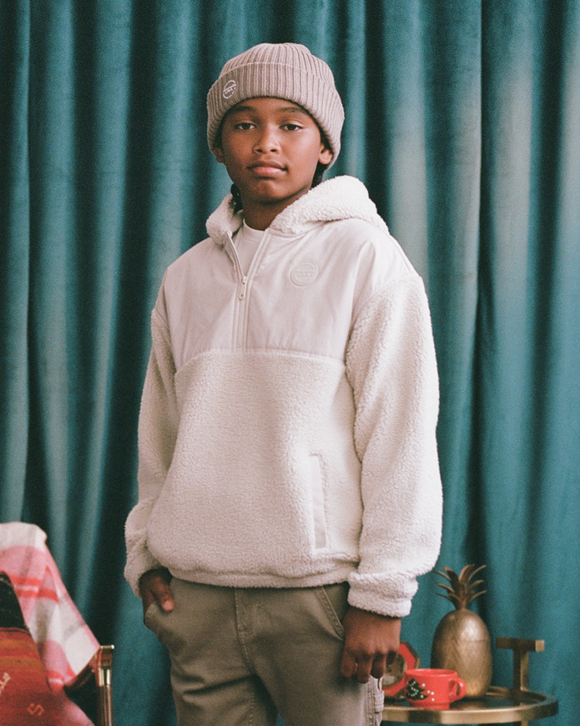 Boys discount sherpa hoodie