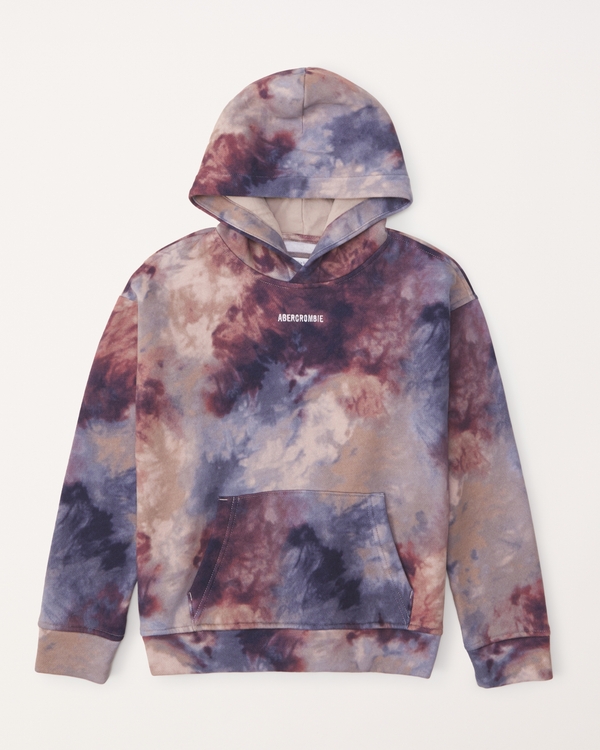 essential logo popover hoodie, Tie Dye Pattern