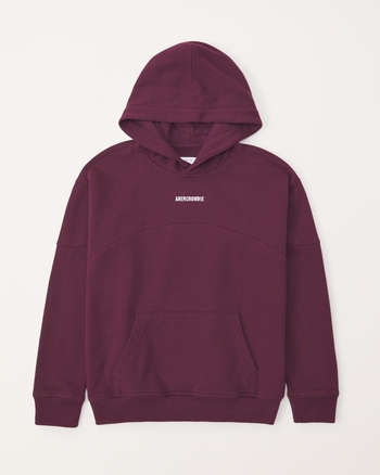 boys essential logo popover hoodie boys clearance Abercrombie