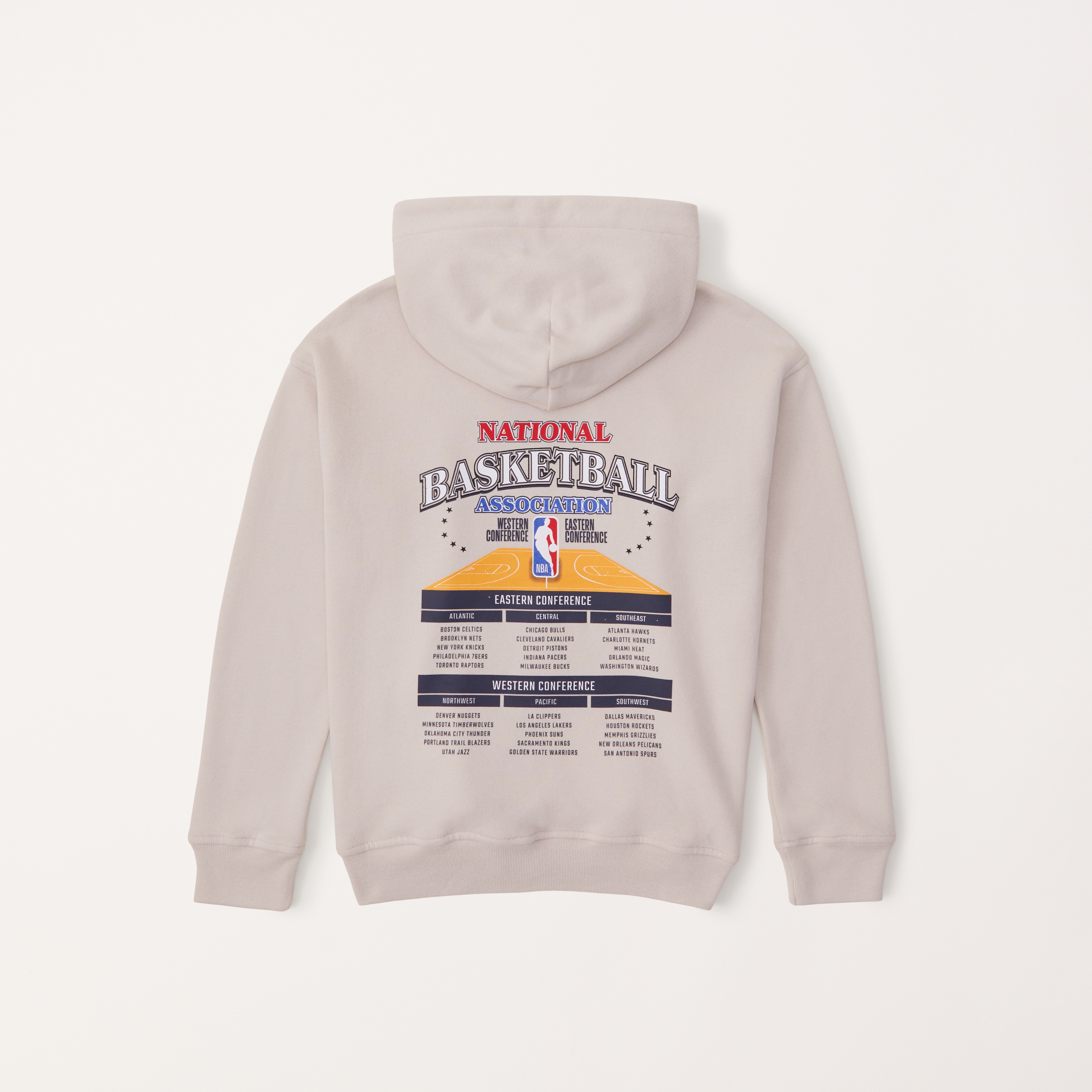 boys nba graphic popover hoodie | boys tops | Abercrombie.com