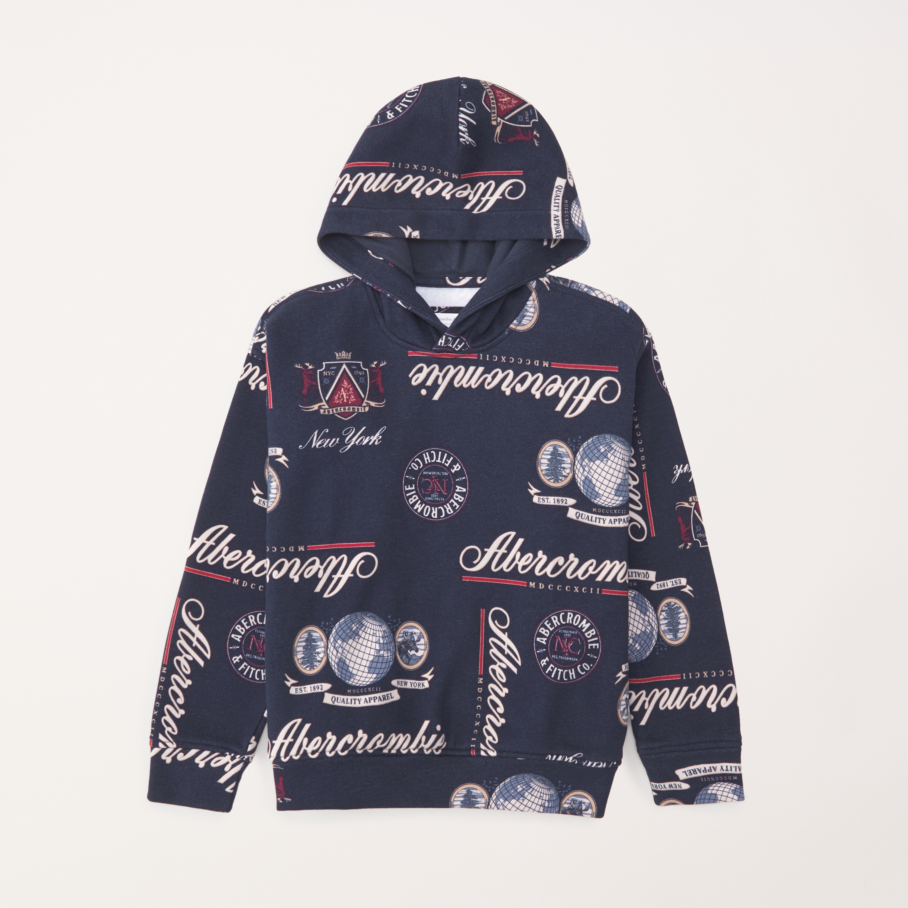 boys print graphic logo popover hoodie boys clearance