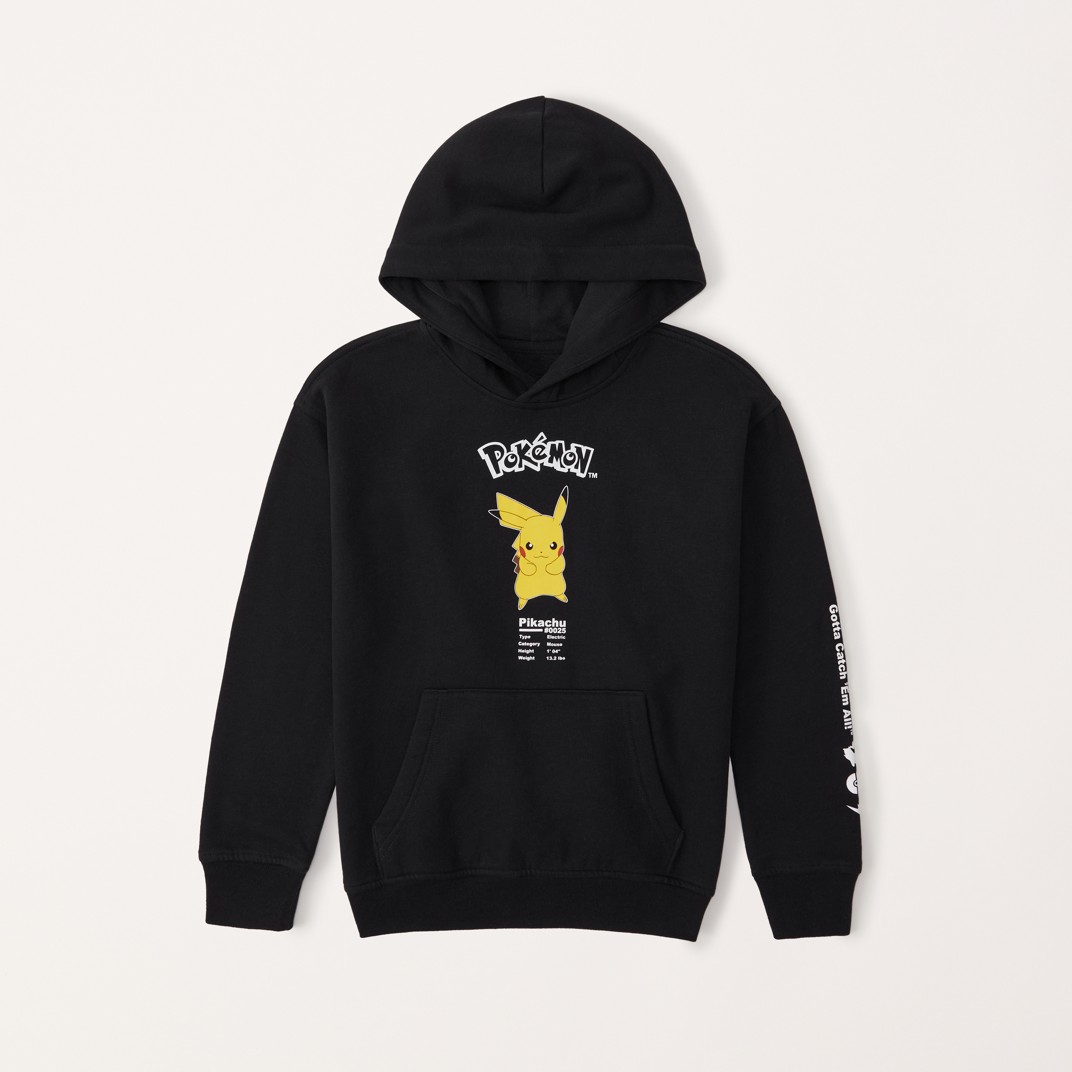 Black best sale pikachu hoodie