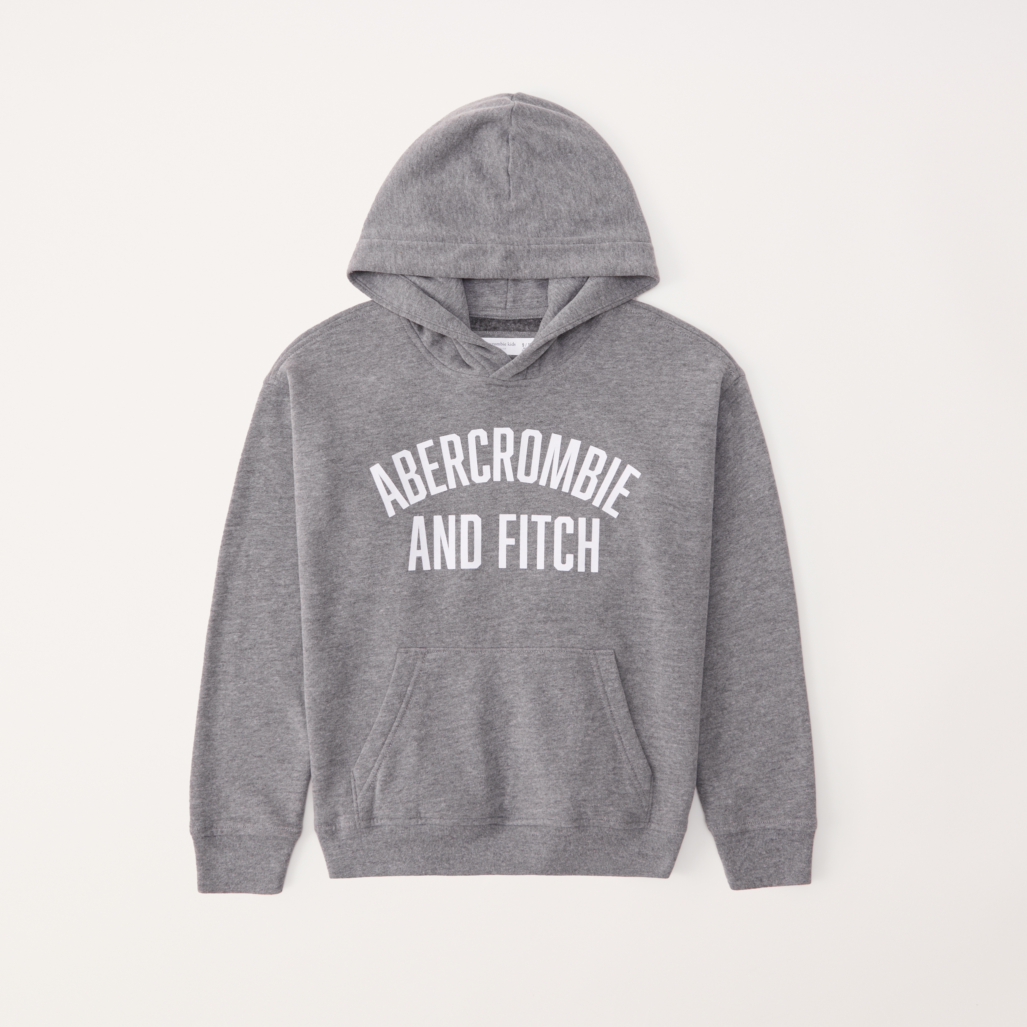 boys print logo popover hoodie | boys tops | Abercrombie.com