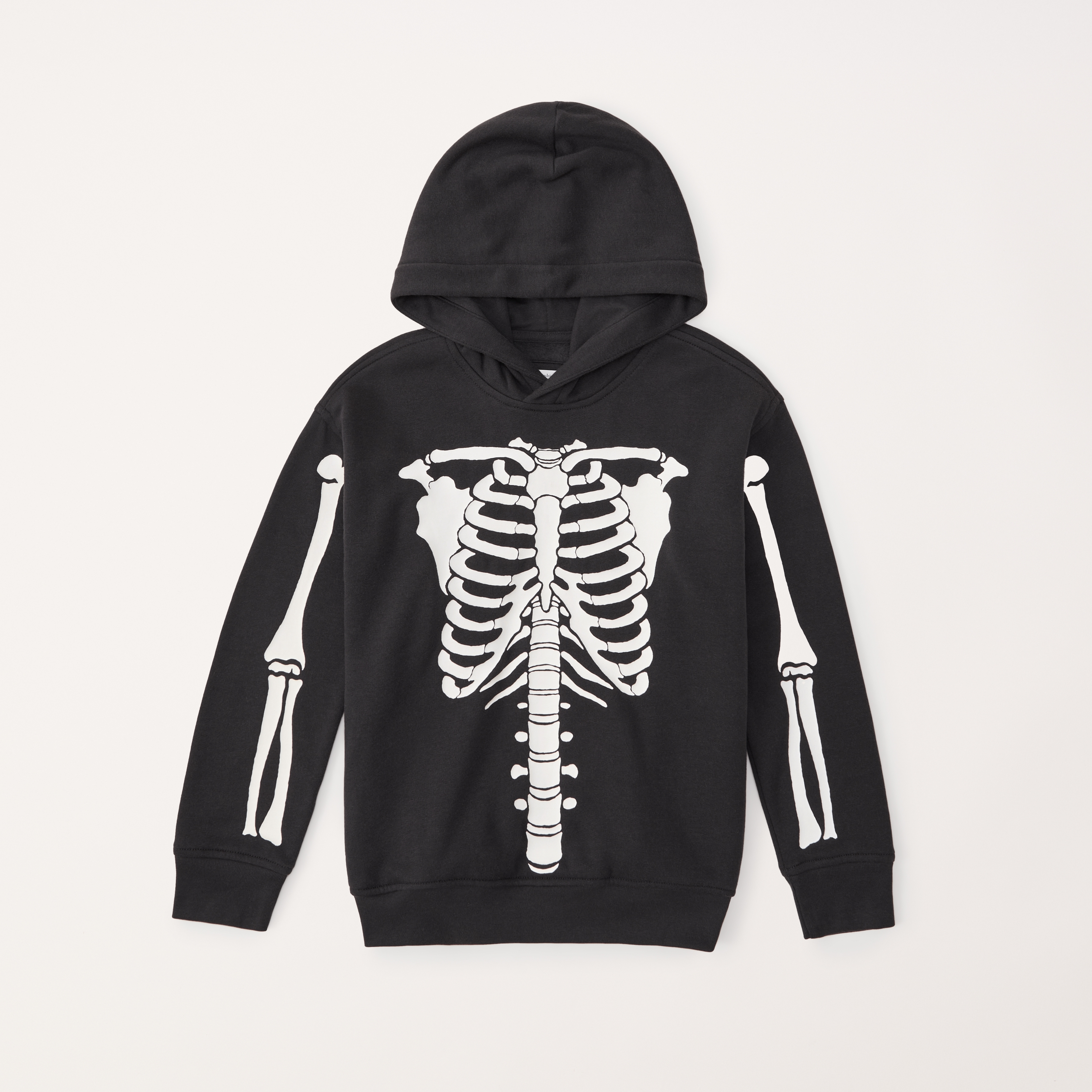 boys skeleton glow-in-the-dark graphic popover hoodie | boys