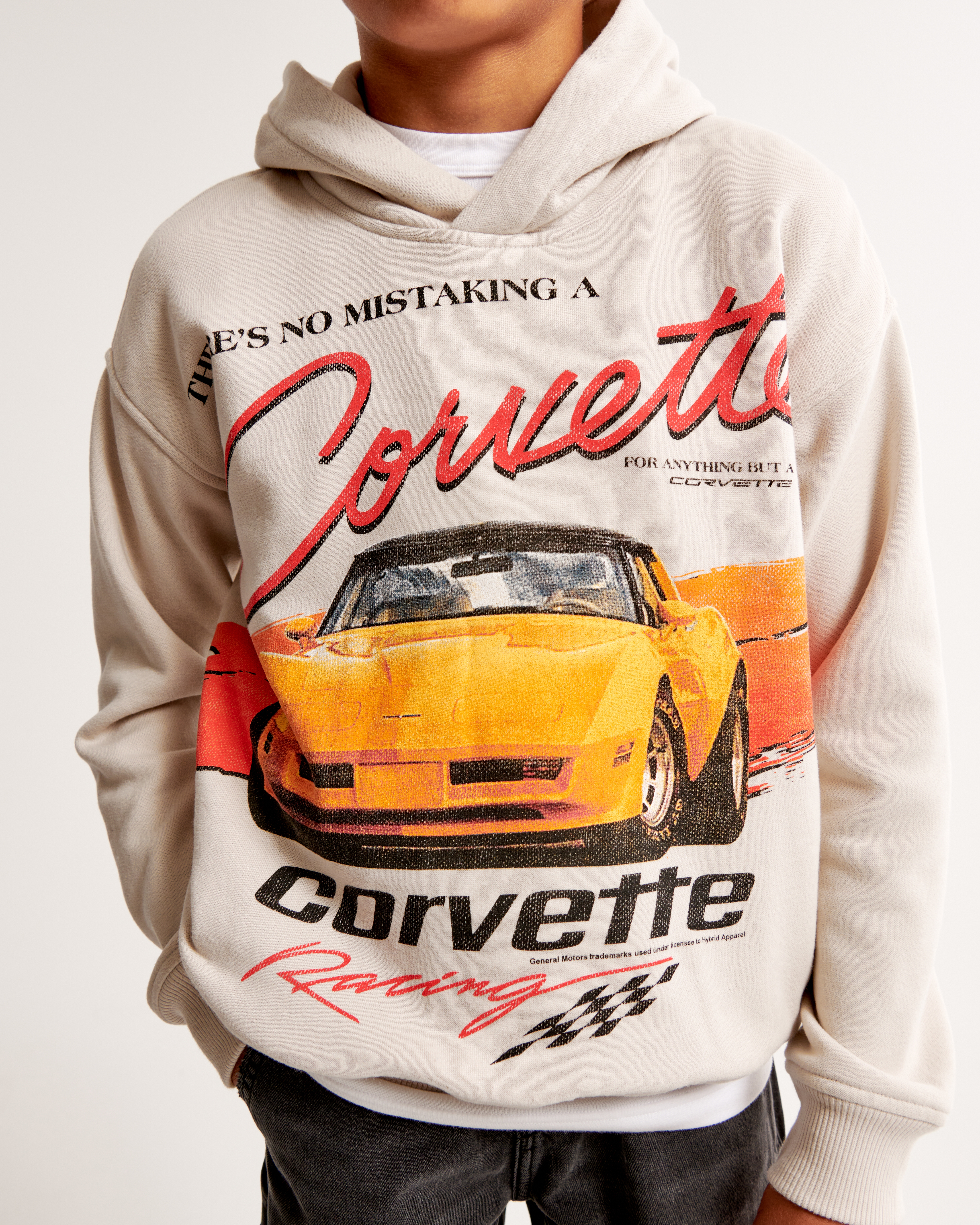 boys corvette graphic popover hoodie boys Abercrombie