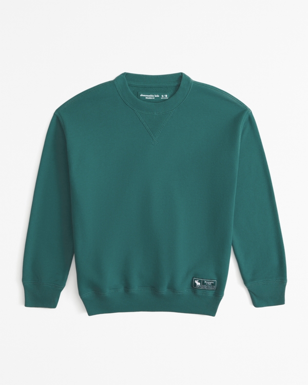 essential crew sweatshirt, Green