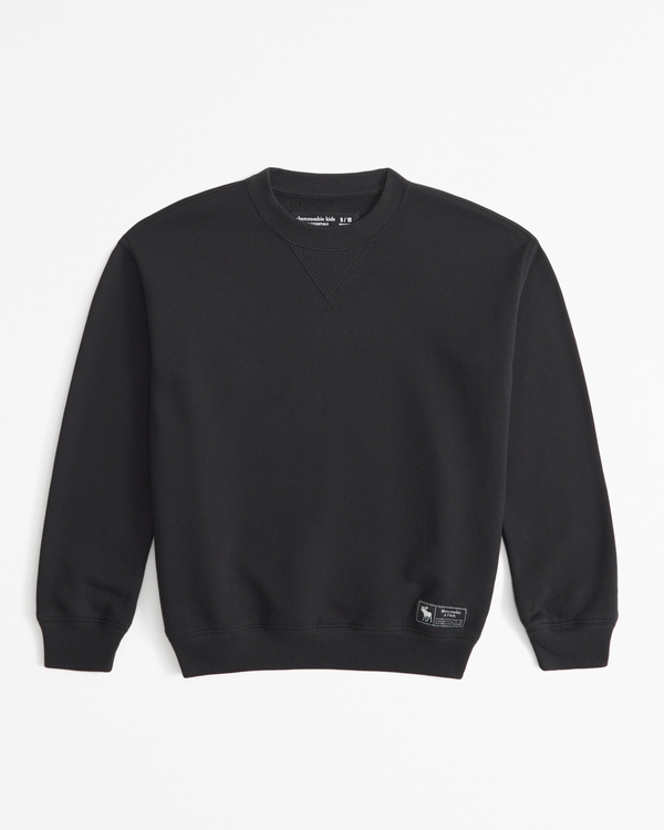 essential crew sweatshirt, Dark Grey