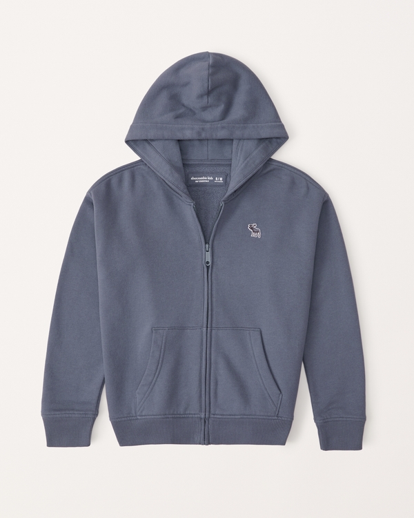 essential icon full-zip hoodie