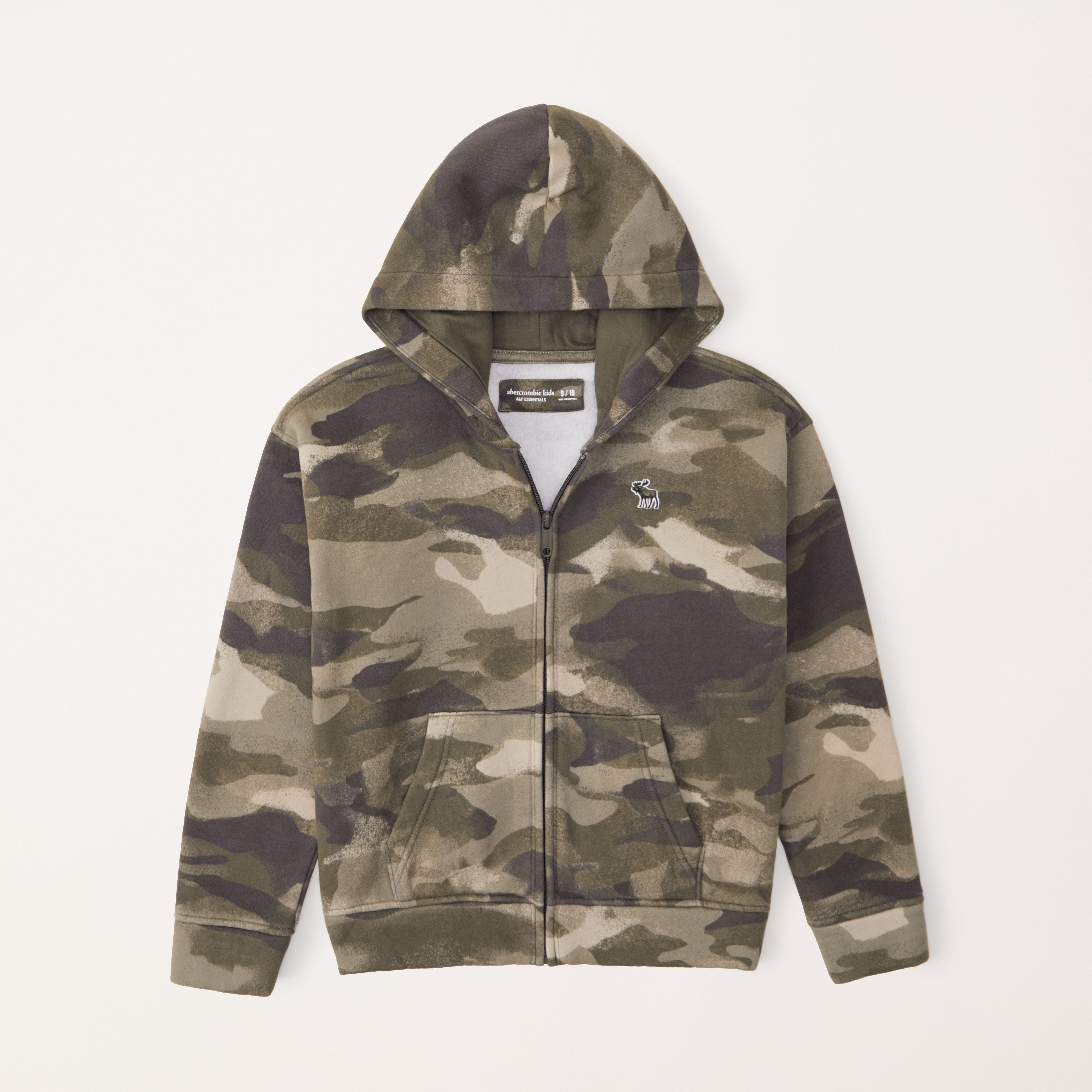 Abercrombie best sale camo hoodie