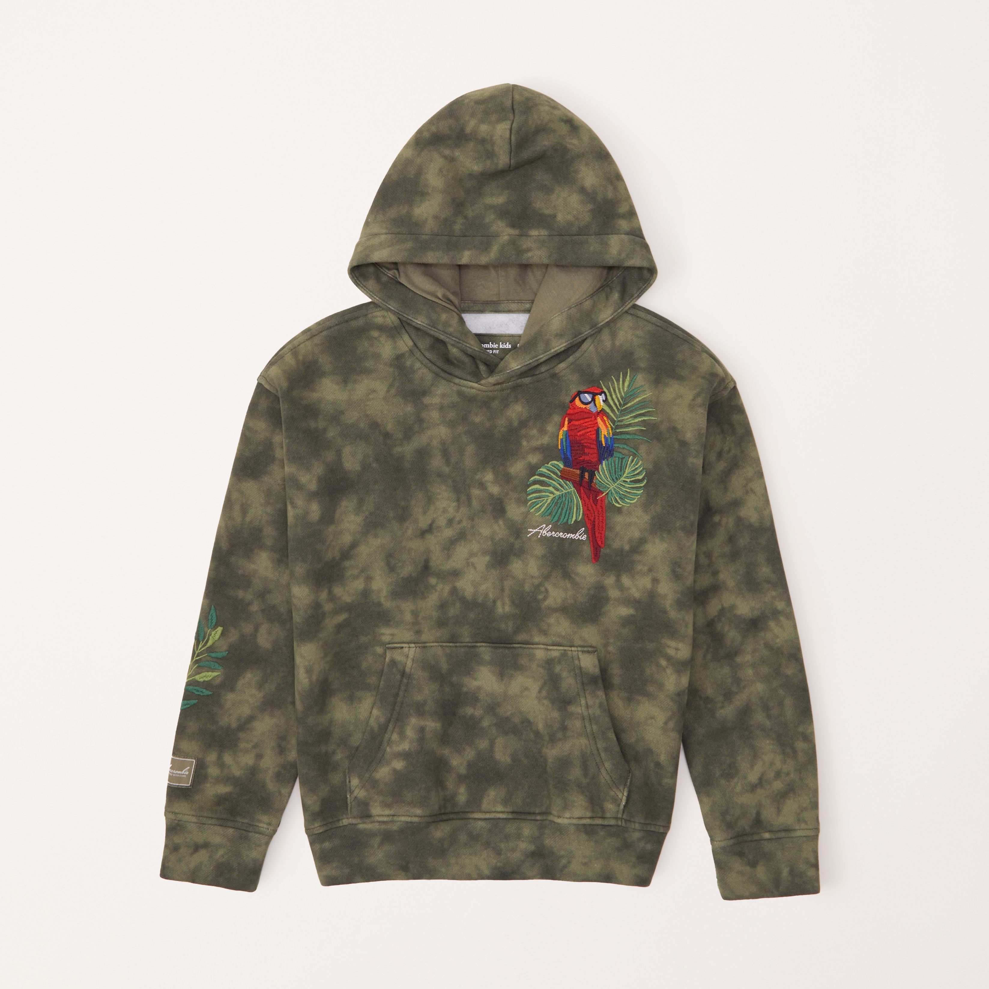 Green abercrombie clearance hoodie