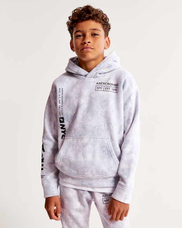 Abercrombie Kids - cozy lined icon full-zip hoodie Sale - Metziahs