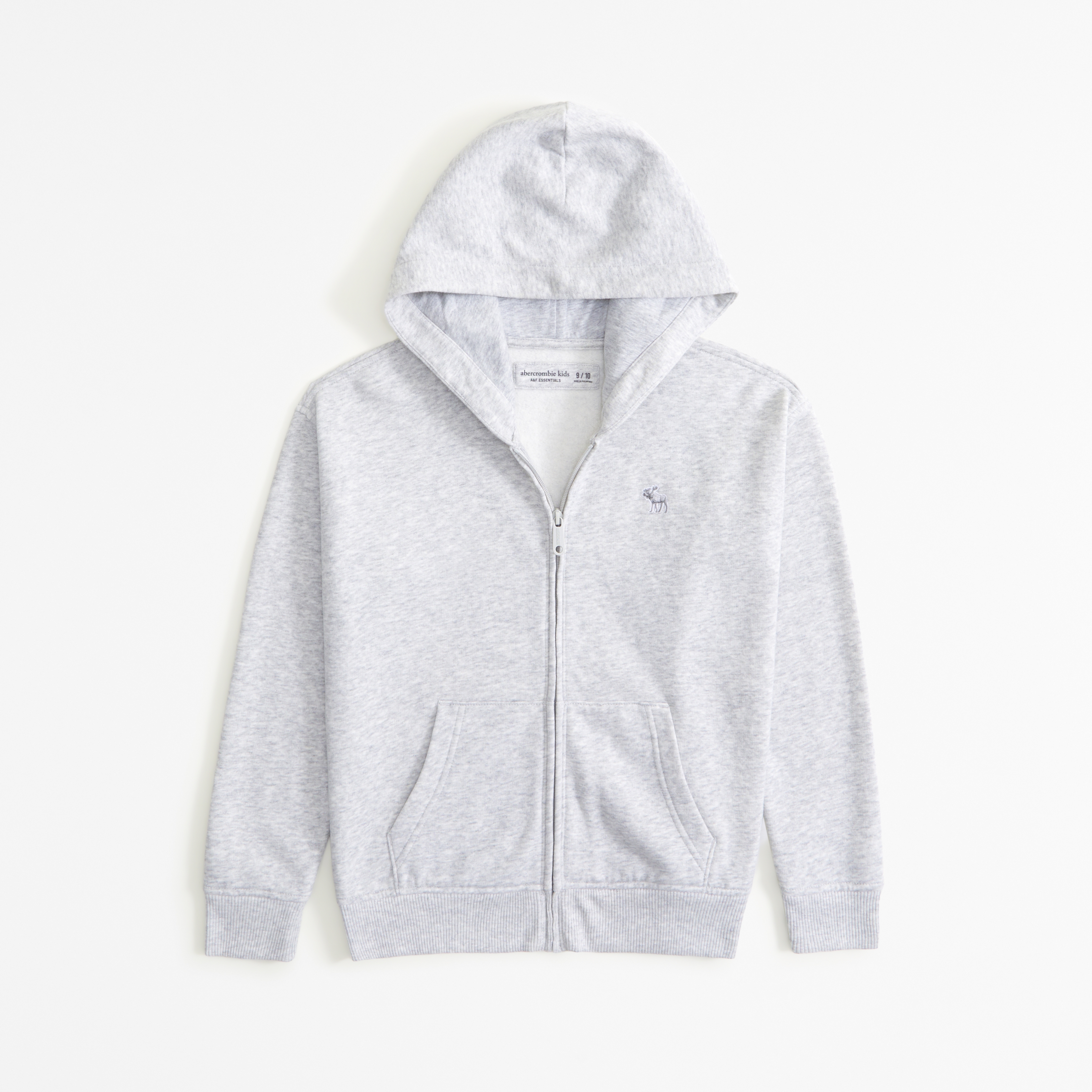 boys essential icon full-zip hoodie | boys tops | Abercrombie.com