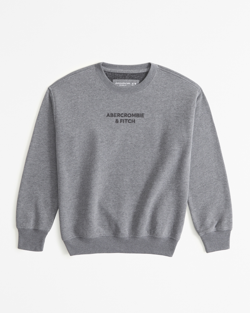 logo crew sweatshirt