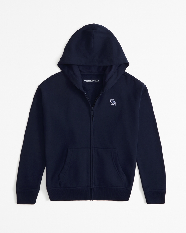 Boys zip store up sweatshirt