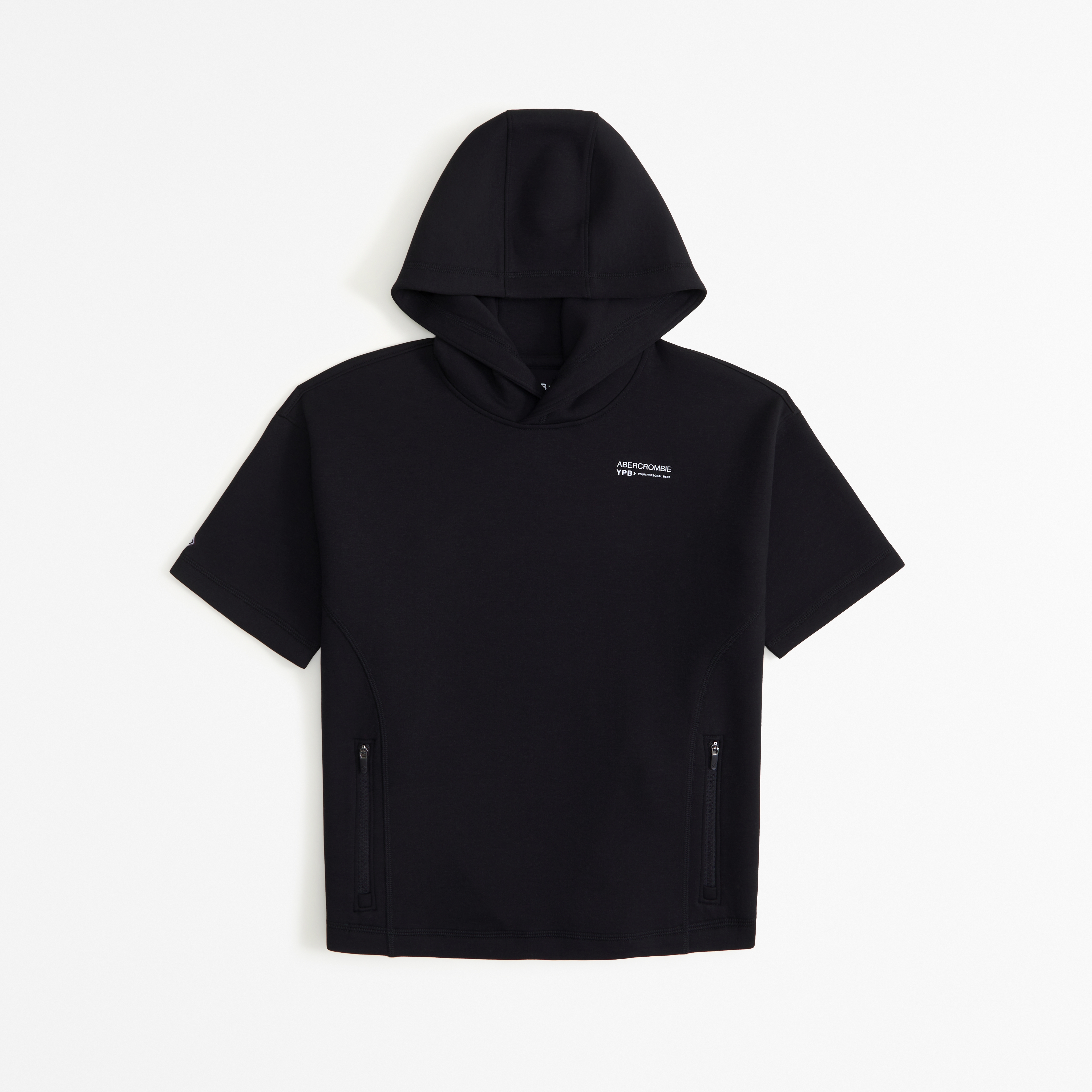 Black best sale abercrombie hoodie