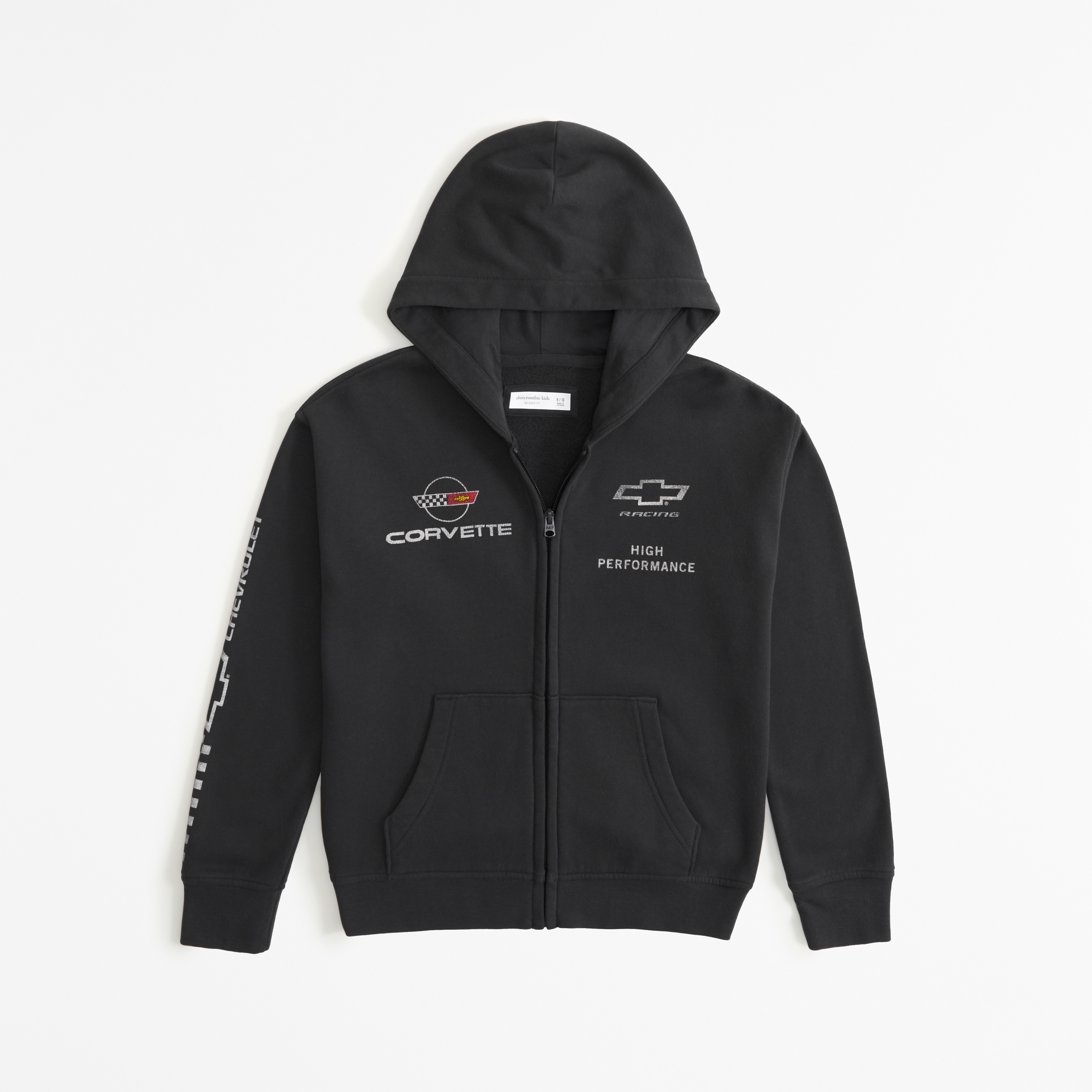 Corvette zippered sales hoodie