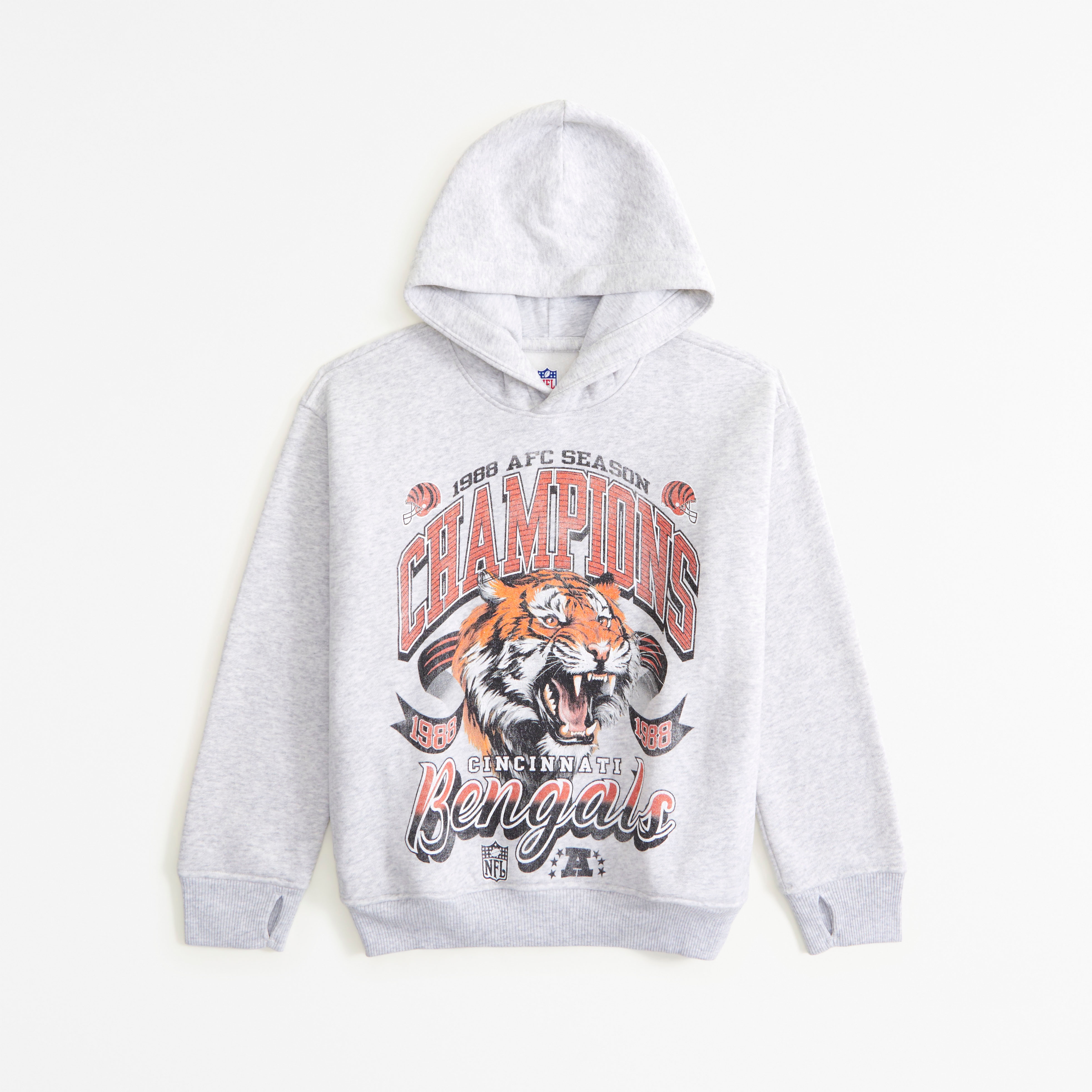 Abercrombie & Fitch Kids' Cincinnati Bengals Graphic Popover Hoodie