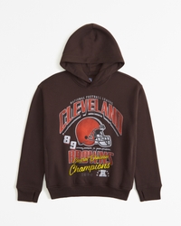 cleveland browns graphic popover hoodie