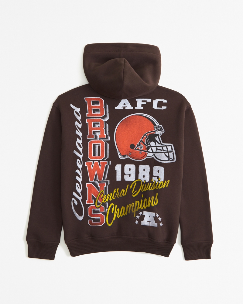 cleveland browns graphic popover hoodie